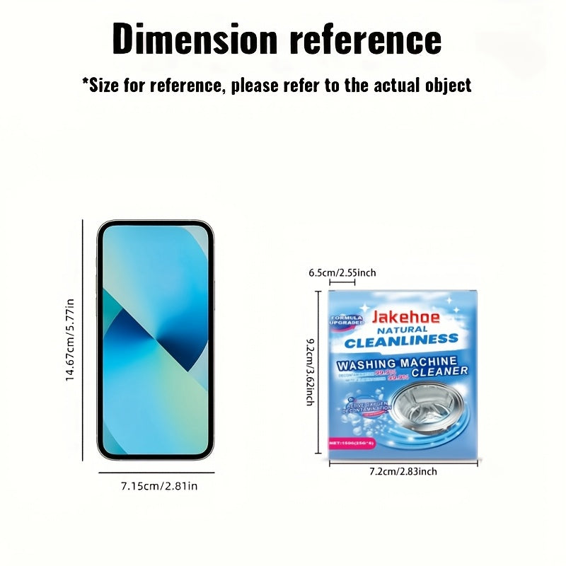 Stain Remover and Cleaning Powder for Washing Machines, Residue-Free, Odor Elimination