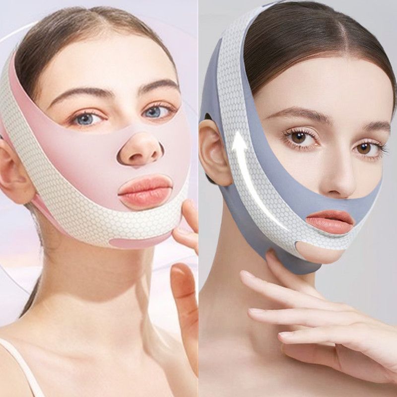 Women Facial Slimming Band Reusable Nylon Chin Cheek Lift Belt for V Line Shaping