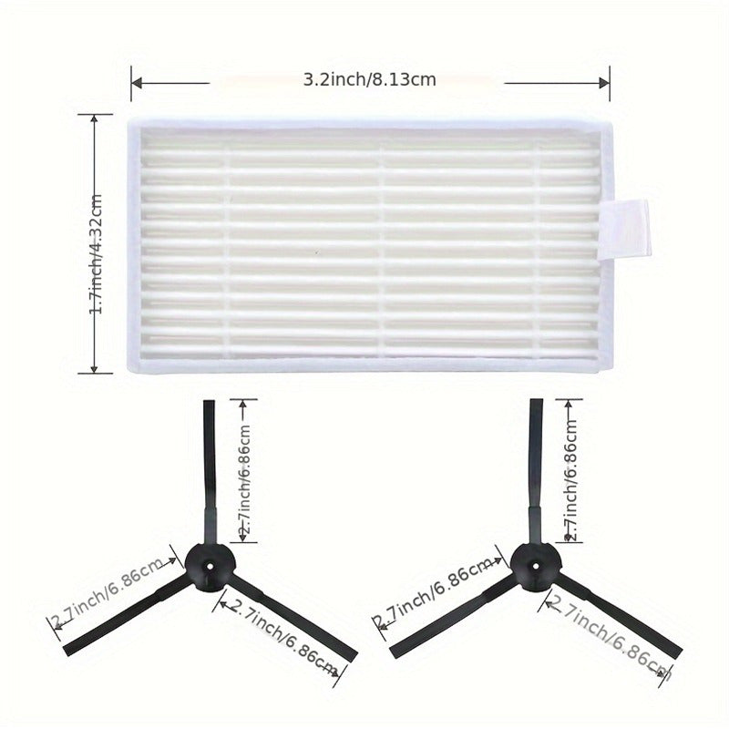 HEPA Chang tozalovchi filtrlari - 10 ta to'plam, GUTREND JOY90, FUN110, CHUWI V3/V5 seriyalari va ECOVACS CR130/CR120 modellari uchun mo'ljallangan