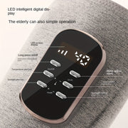 Qayta zaryadlanadigan, issiq siqish bilan elektr oyoq massajeri, oyoqlar, oyoq, sonlar va tizzalar uchun mos, simsiz ishlash uchun mo'ljallangan.