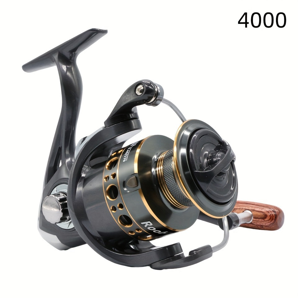 Ambidextrous Spinning Fishing Reel 5.2:1 Gear Ratio Saltwater Freshwater Durable Plastic