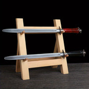 12-Inch Kitchen Knife Sharpener Handheld Ultra-Fine Grit Metal Sharpening Rod for Home and Restaurant