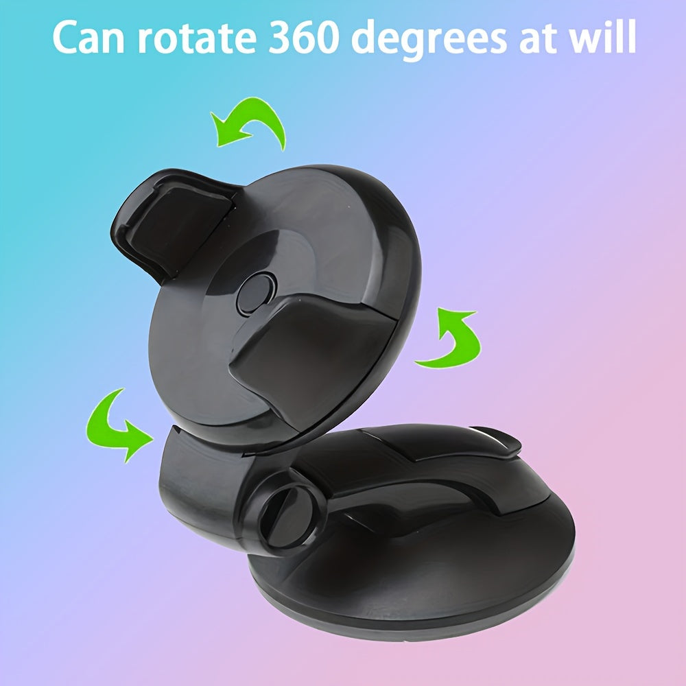 Universal Silicone Car Phone Holder Dashboard Mount 360 Rotation