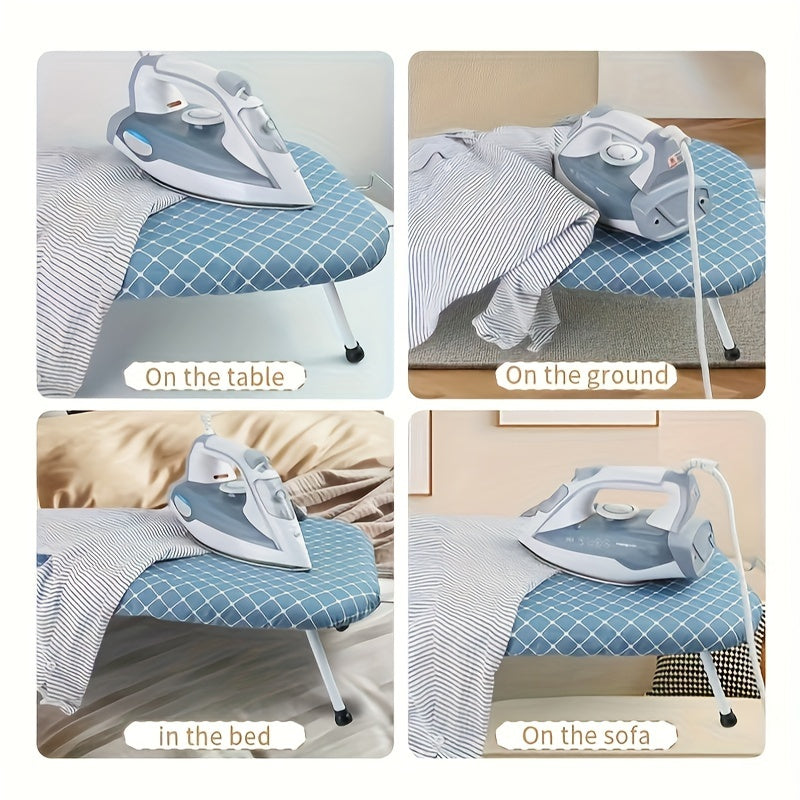 Sturdy Ironing Board with Foldable Legs and Detachable Cover