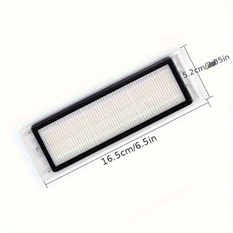 Xiaomi Roborock robot tozalagichlari uchun ehtiyot qismlar to'plami, S5, S5 Max, S6, S6 MaxV, S6 Pure, E4 va E5 modellari. 10 dona asosiy yon cho'tkalar, HEPA filtrlari va mopa kiradi.