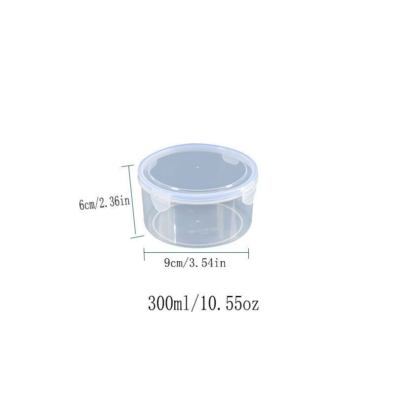 Unisex Plastic Storage Box Microwave Safe Food Container 1/4 Pcs Set
