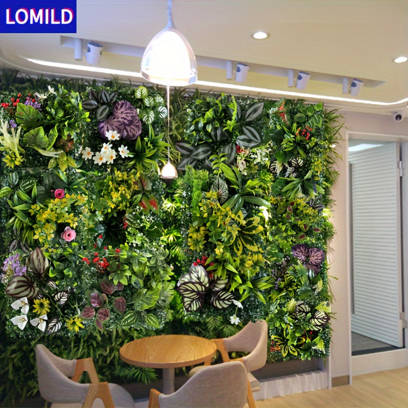 Artificial Green Plants for Outdoor Wall Decoration Wedding Festival Tying