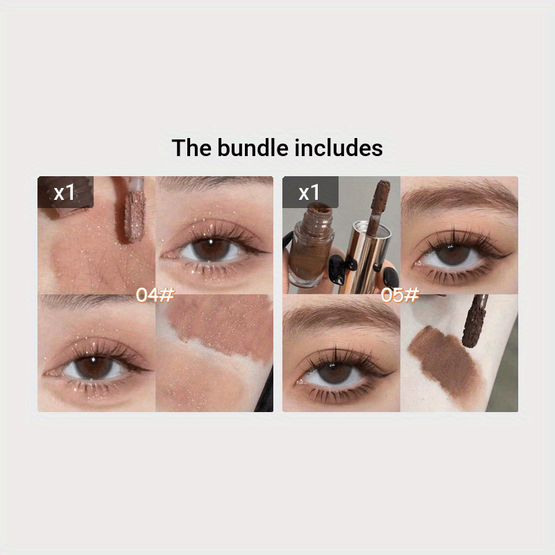 Женский жидкий стик для теней с матовым глиттером, кремовый контур для глаз, 5-8 оттенков