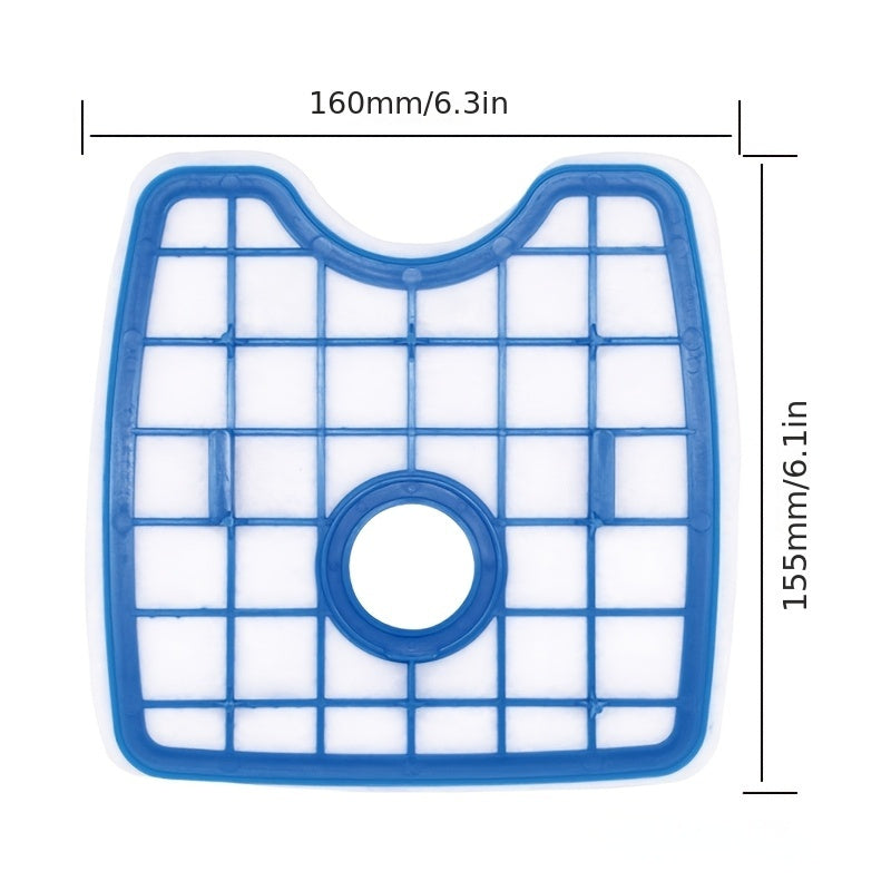 Philips changyutgich aksessuarlari FC8068 va robot changyutgich modellari FC8810/FC8820 bilan mos keladigan filtr kartuchkasi.
