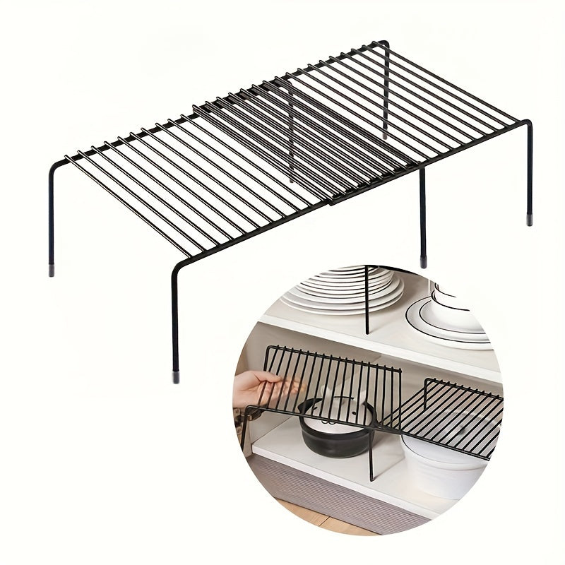 Organizador de estantes para encimera de cocina, resistente a la oxidación, de metal para especias y artículos de despensa