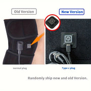 USB-Powered Knee Heating Massager with Dual Heads and 3 Heat Levels