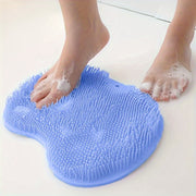 Non-Slip Shower Foot Scrubber Massager Exfoliates Circulation Manual Bathroom Accessory