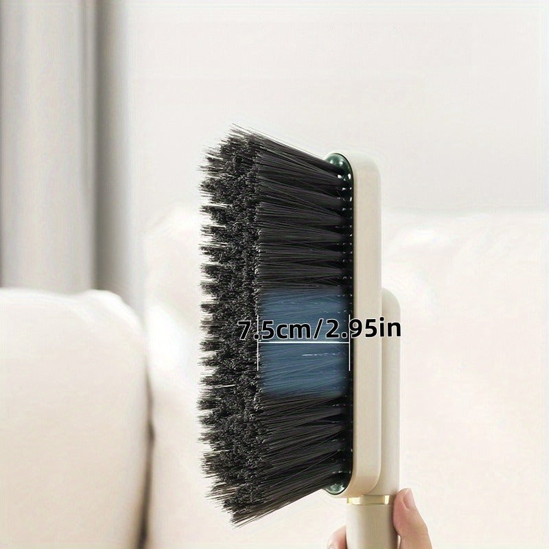 Soft Bristle Handheld Brush for Clothing, Blankets, Carpets, Small Broom Head