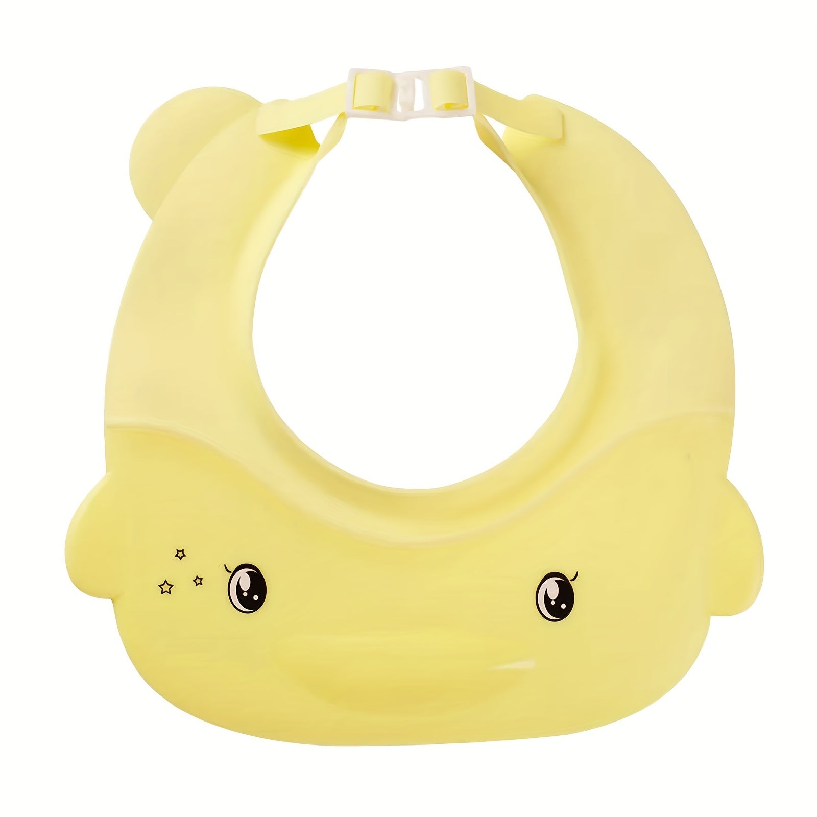Children's Waterproof Shower Cap for Kids 0-12 Years Adjustable Rubber Ear and Eye Protection