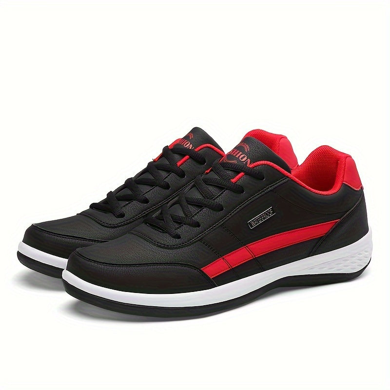 Men's All-Season Fabric Lace-Up Sneakers for Casual Wear