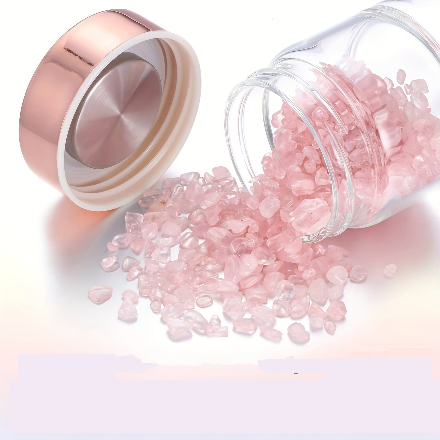 Glass Water Bottle with Amethyst Insert and Protective Cover