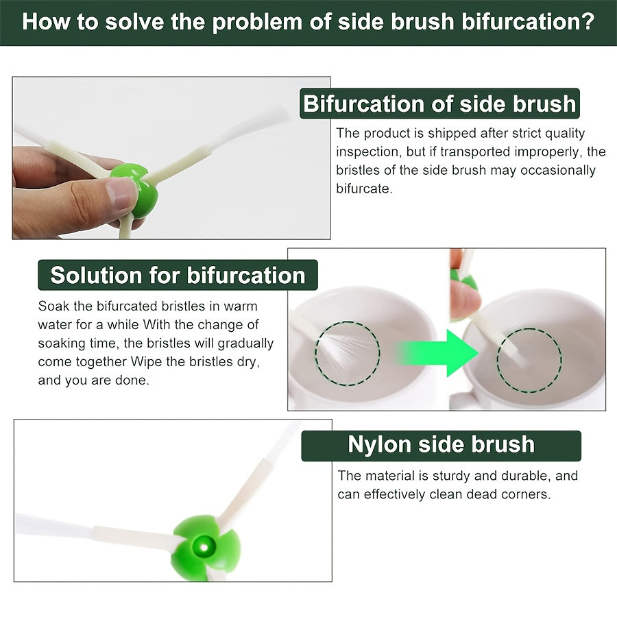 Replacement Parts for iRobot I and J Series Vacuum Cleaners Filters Brushes Rubber Brush Cleaning Tool Set