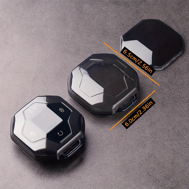 Car Key Case Leather Remote Control Holder for Travel SUV Keychain Protector