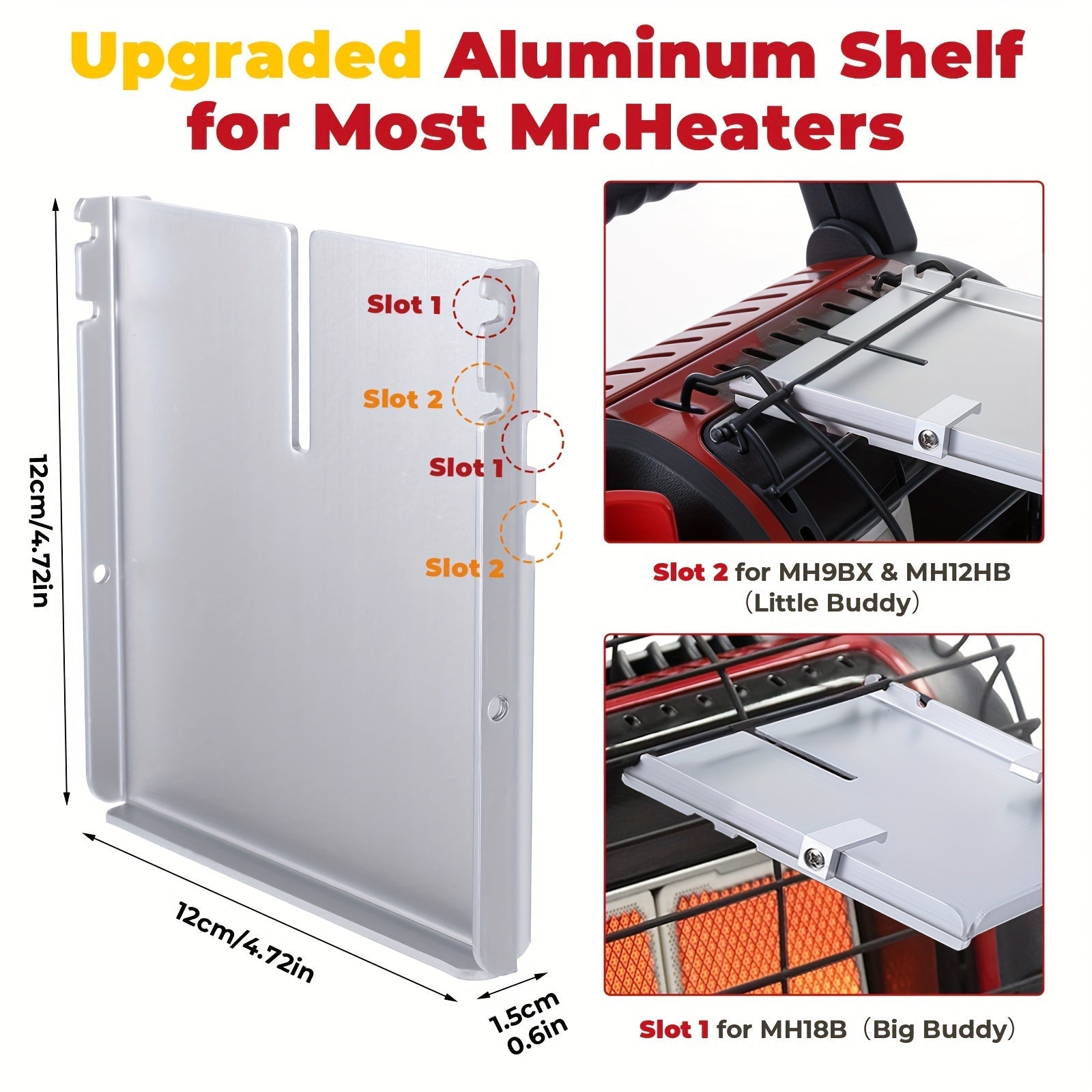 Multi-Functional Wall Mount Bracket for Fireplaces and Outdoor Heaters