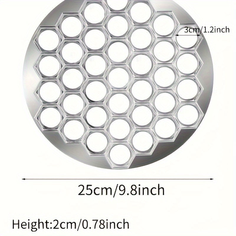 Aluminum Dumpling Maker with 37 Holes for Meat and Pastries Kitchen Tool