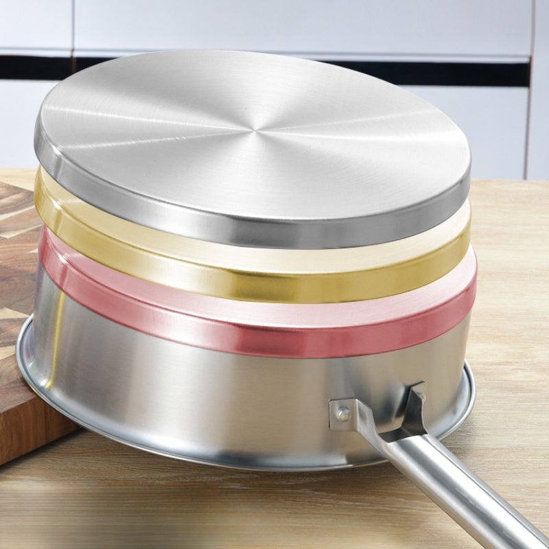 Stainless Steel Cookware Set 3-Piece with Soup Pot, Saucepan, Frying Pan