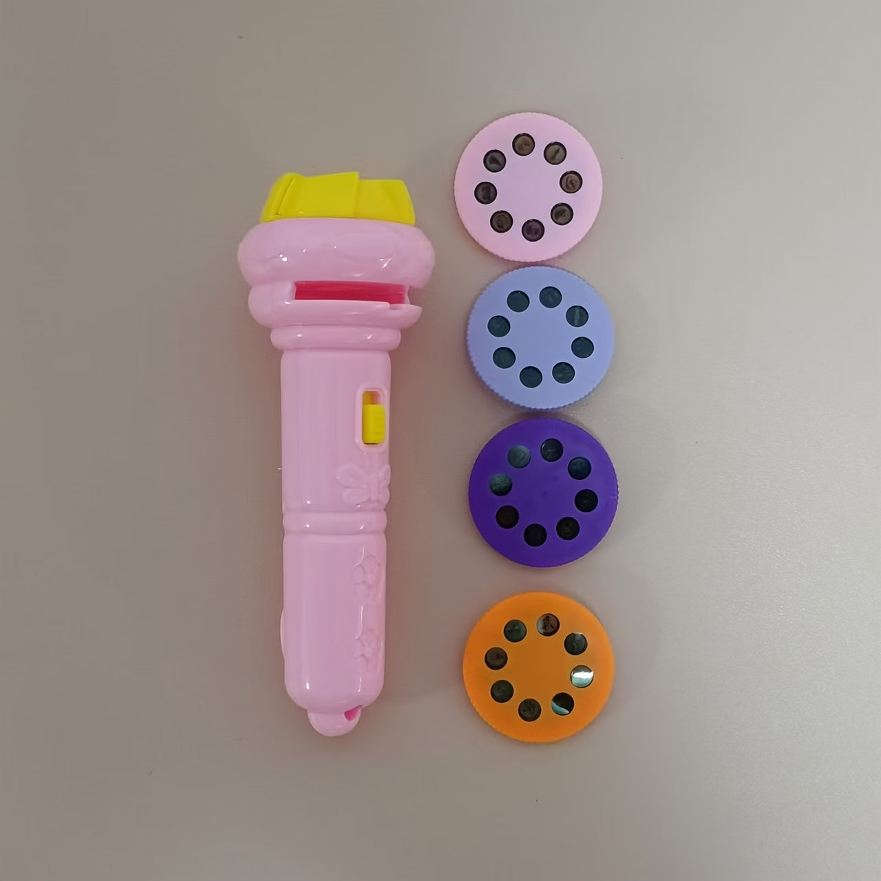 Kids' Flashlight Toy for Kids Educational Light Up Toy Pink Purple Green