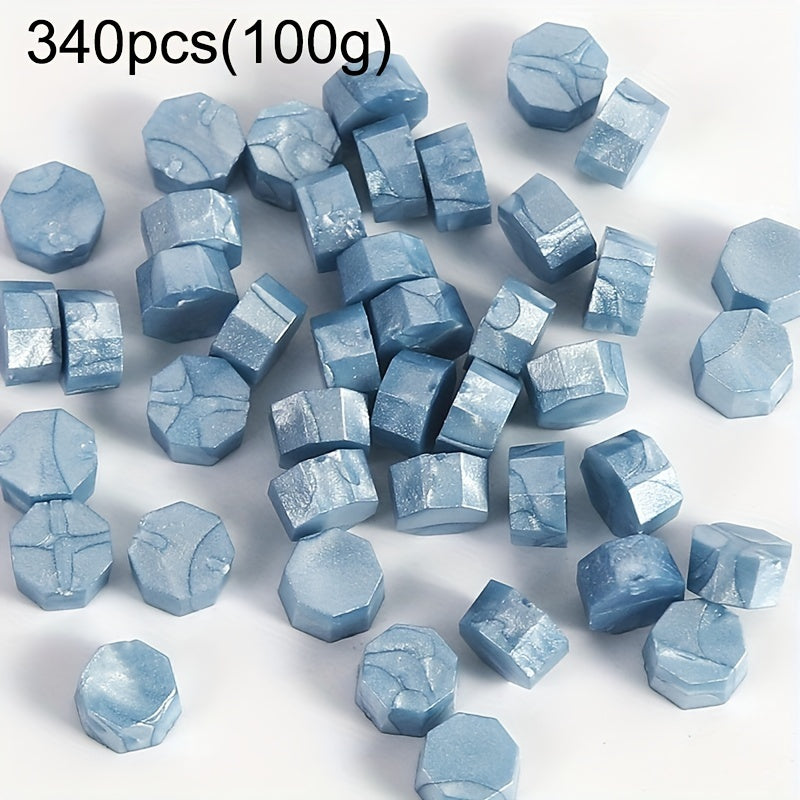 340pcs 100g Octagonal Sealing Wax for Gift Boxes Envelopes DIY Sealing