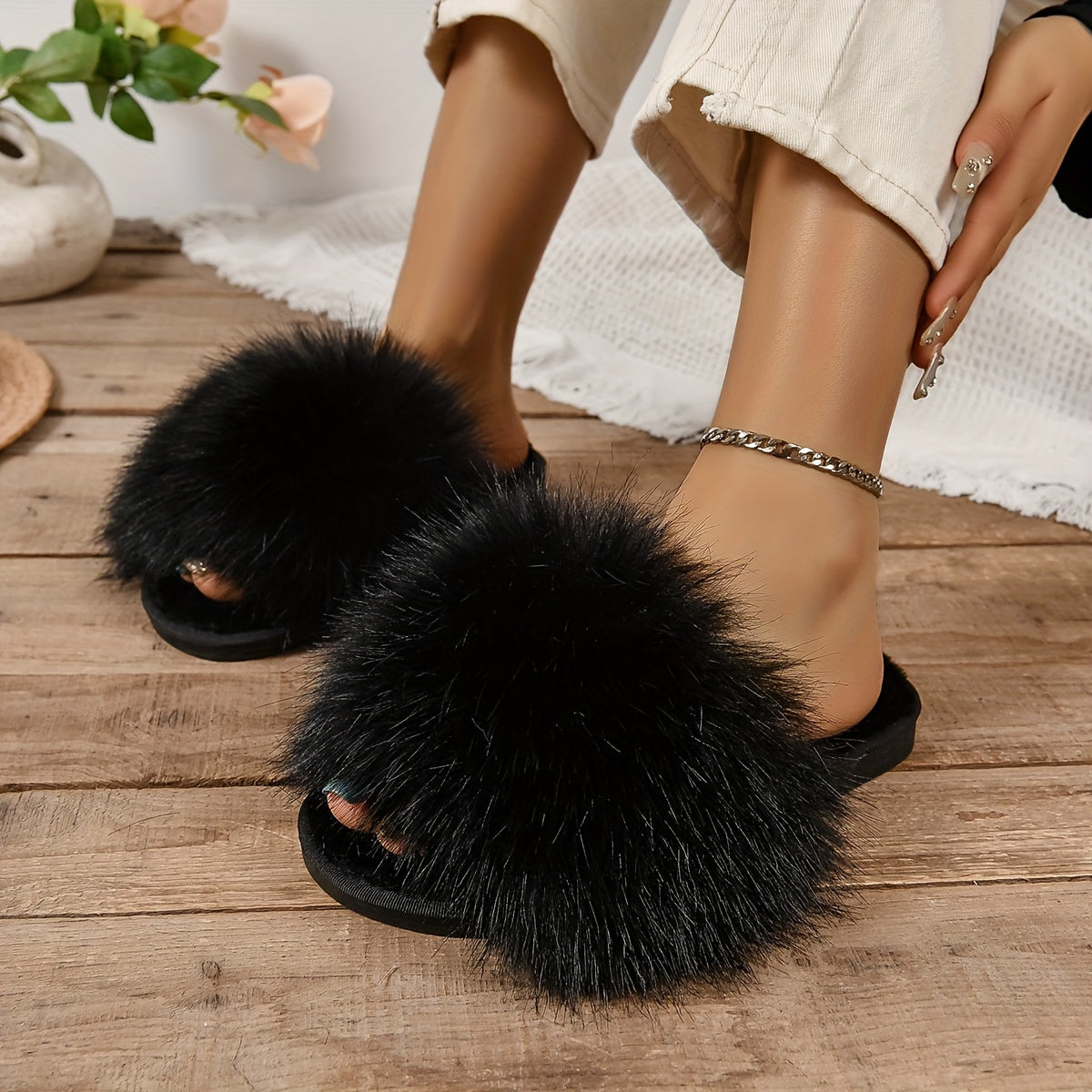 Ayollar uchun mo'ljallangan mo'rt va shilimshiq plashli ochiq barmoqli uy chanoq kiyimlari, qulay va issiq, bir xil rang