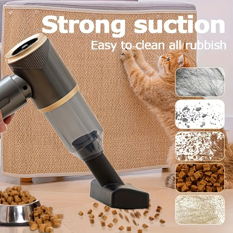 Handheld Vacuum Cleaner with USB Charging Strong Suction 200W Quiet Pet Hair Cleaning