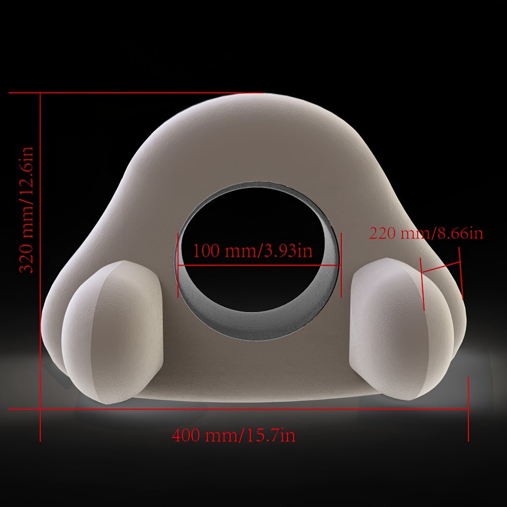 Inflatable Pillow for All Sleeping Positions Lumbar and Knee Support