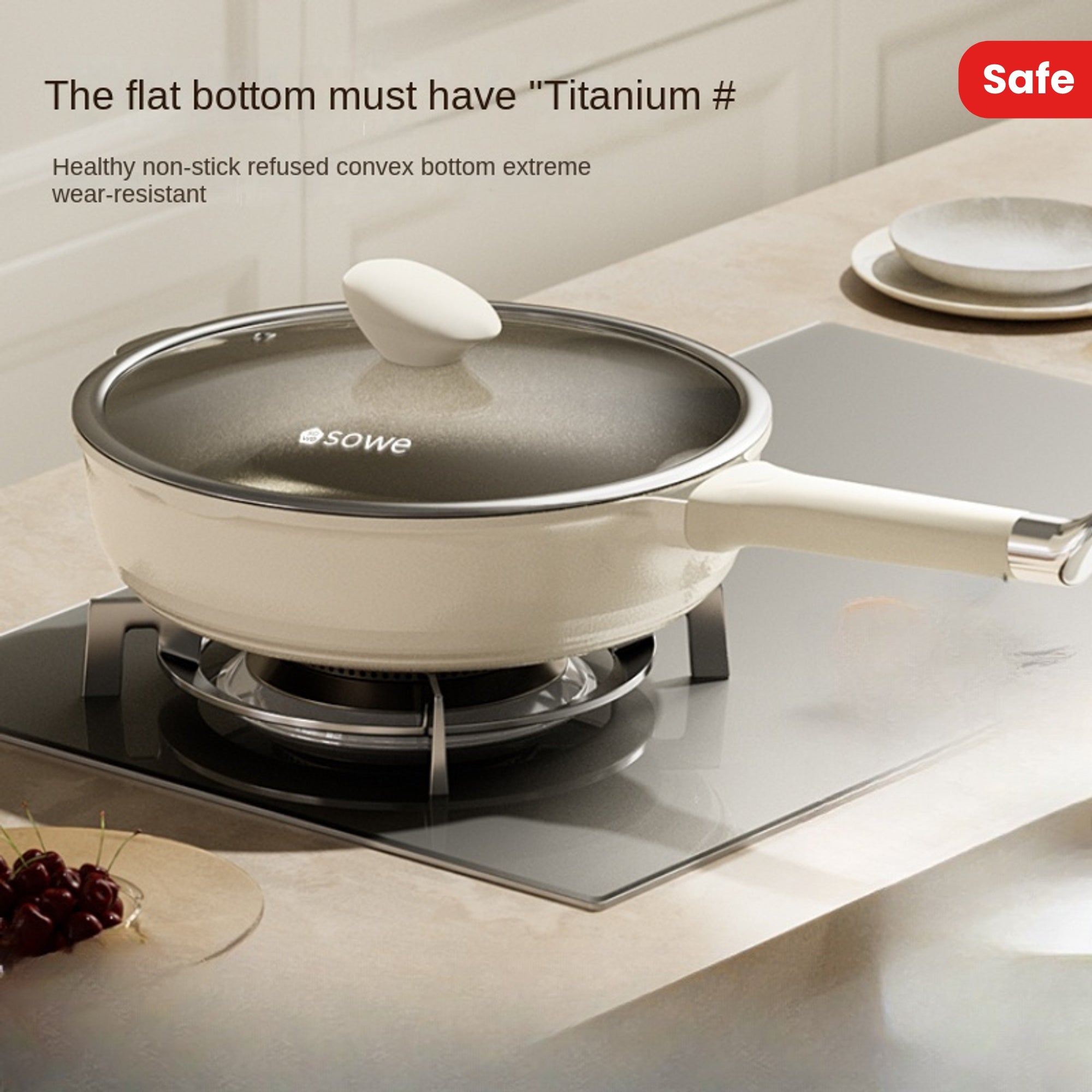 Надежная антипригарная алюминиевая сковорода - идеально подходит для приготовления стейков, яиц и не только - можно использовать в духовке, подходит для электрических и газовых плит.