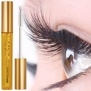 Nourishing Eyelash Serum Moisturizes Volumizes Shine Gentle Care Golden Tube