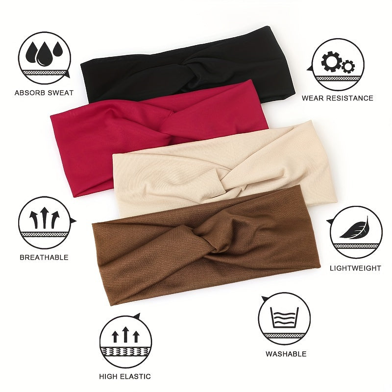 Ayollar uchun bir rangli burmalangan soch to'rva elastik terlash bantlari