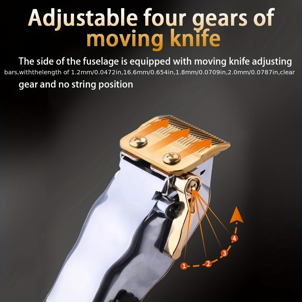 Professional Hair Clippers KM-2011 Series USB Rechargeable Lithium Battery Metal Body Accessories