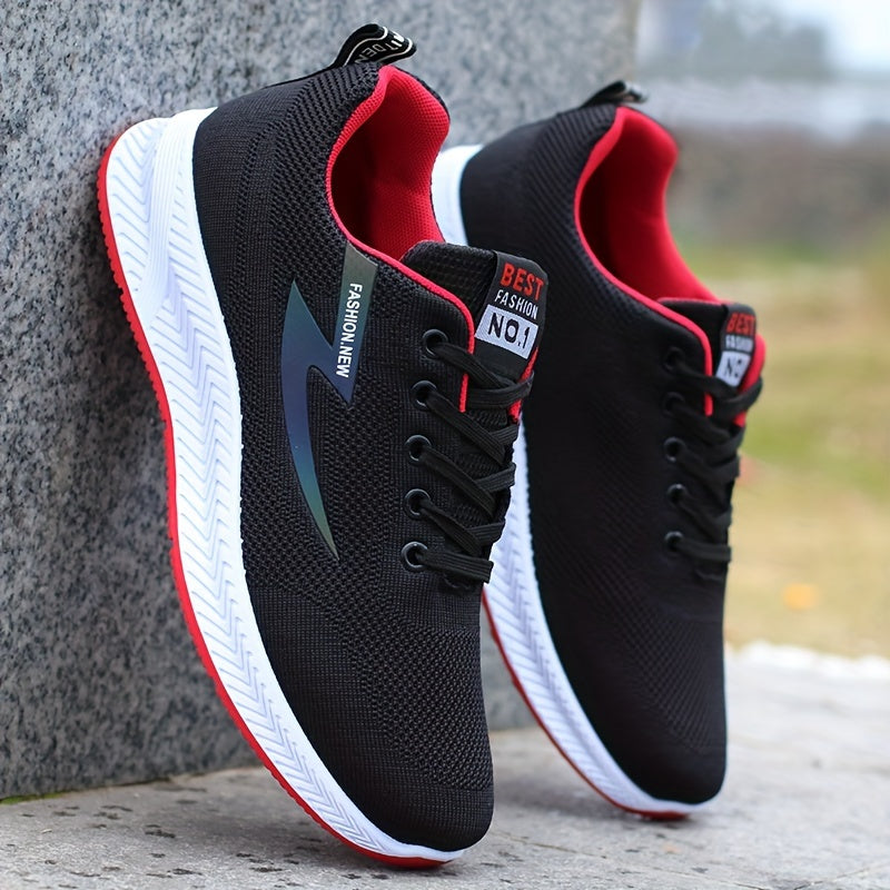 Erkaklar uchun nafas oladigan to'rli krossovkalar, barcha mavsumlarga mos zamonaviy yugurish poyabzallari, yengil, sirpanmaydigan tasodifiy poyabzal. Past bo'yli, mato ustki qismi, kauchuk taglikka ega ko'p funksiyali sport poyabzallari.