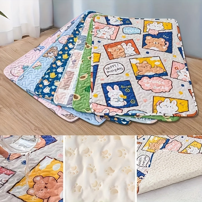 Yog'uvchi, suv o'tkazmaydigan, nafas oluvchi itlar uchun siydik padlari, barcha mavsumlar uchun, sirpanmaydigan, qayta ishlatiladigan itlarni tarbiyalash matasi