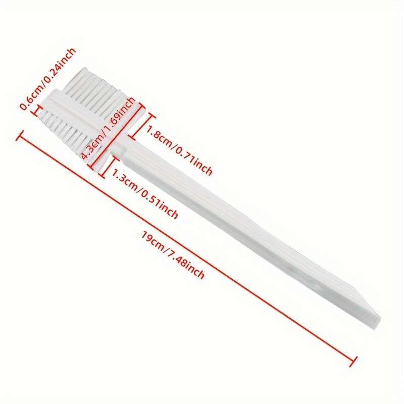Car Interior Dual-Sided Edge Corner Gap Cleaning Brush Durable PP Bristles