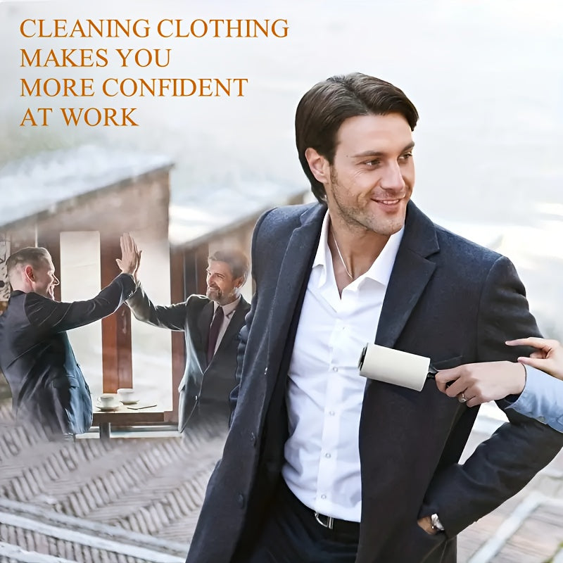 Pet Hair Remover Roller Set with 60 Sheets for Clothes Furniture and Carpets