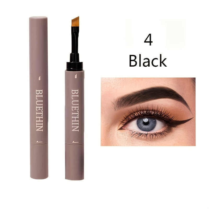 Женская водостойкая помада для бровей с двойным концом, стойкая к смазыванию и длительного действия