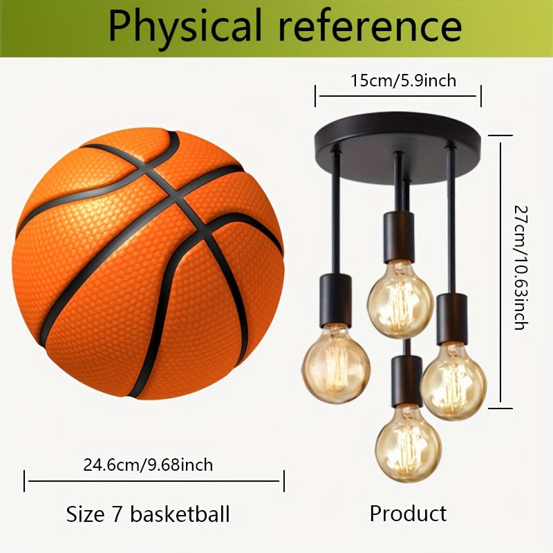 Lámpara de techo moderna negra con satélite y colgante con 4 portabombillas E27 para dormitorio, cocina, sala de estar