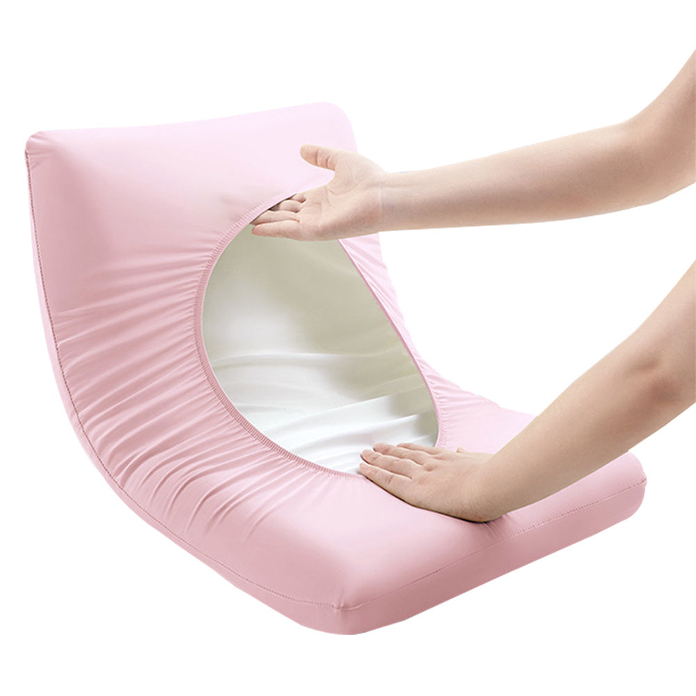 Disposable Pillowcases Set of 2 Light Purple Breathable Non-Woven 80cm x 50cm