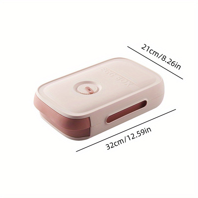 Caja de almacenamiento de huevos apilable de plástico para frescura en la cocina