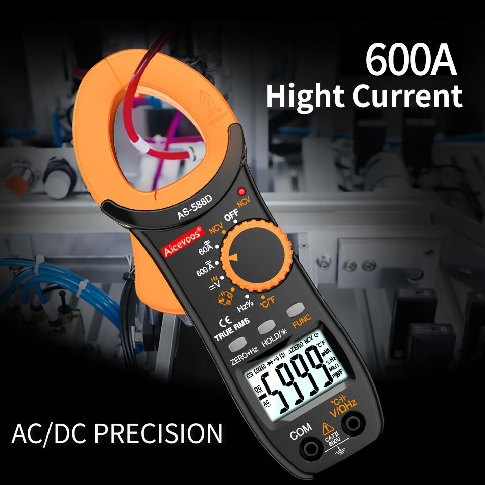 Digital Clamp Meter Multimeter 6000 Counts AC/DC Current True RMS Auto Range