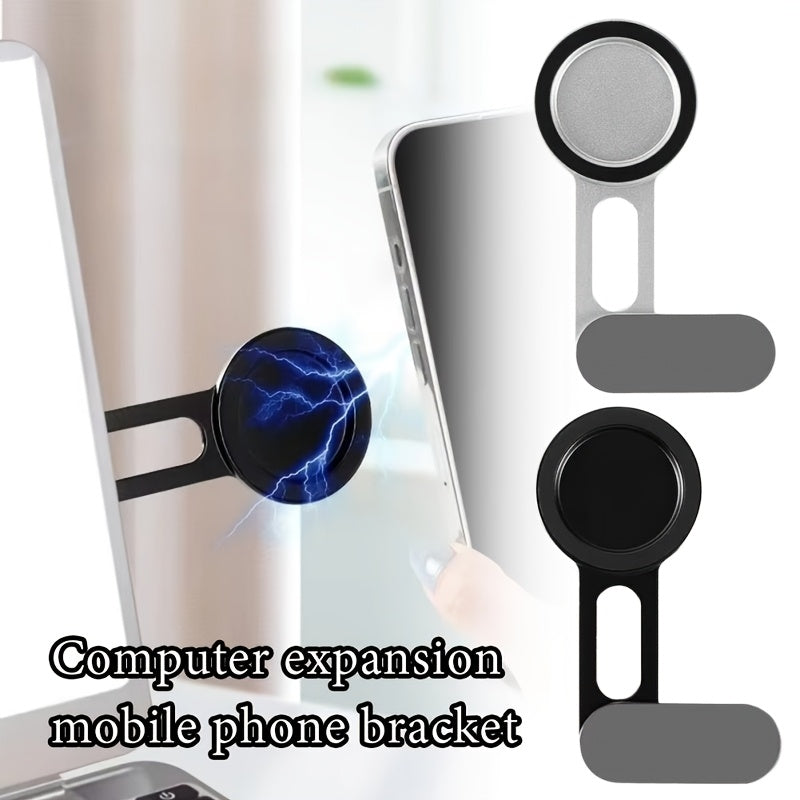 Magnetic Phone Holder for Desktop and Laptop Aluminum Alloy Folding Screen Mount