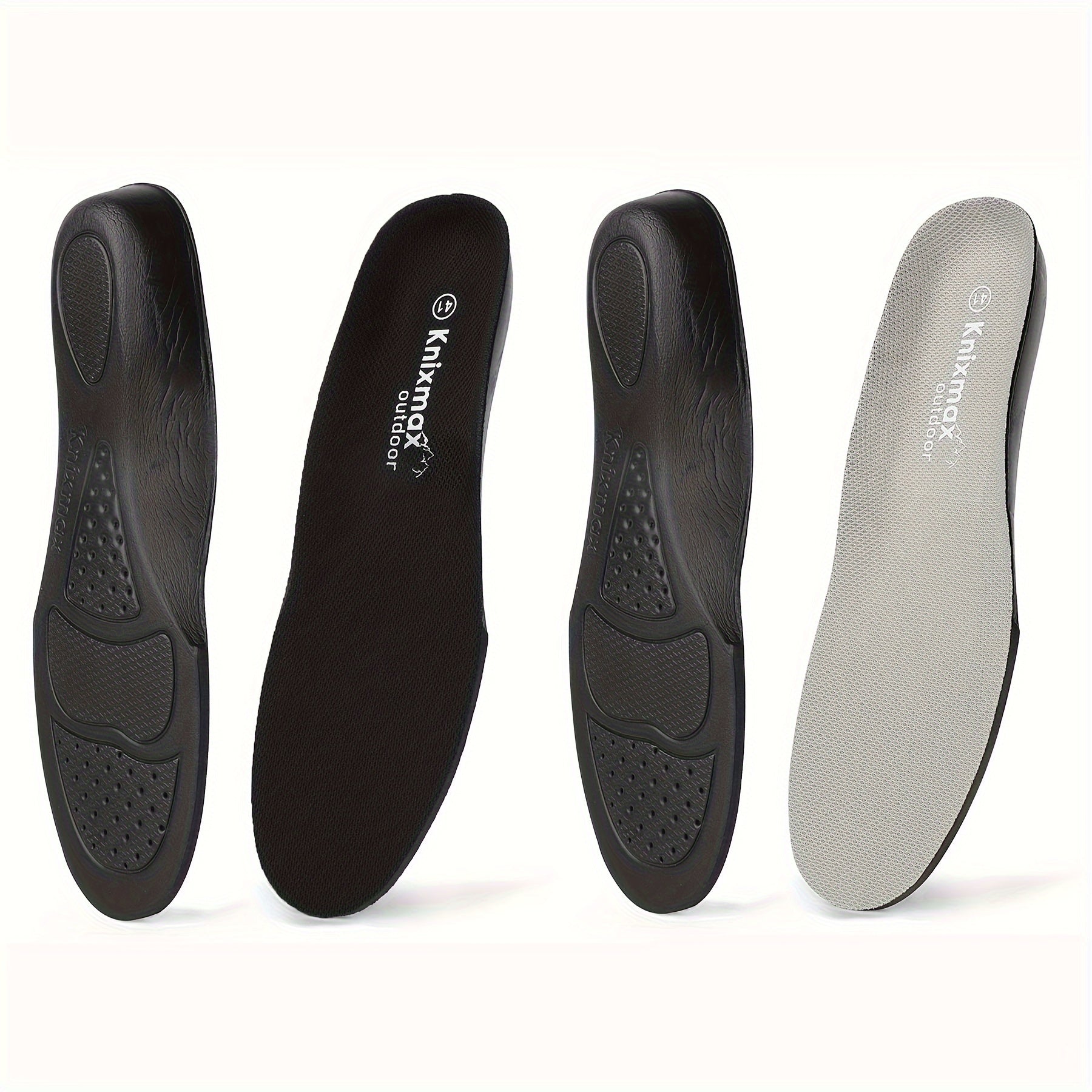 2 Pairs Orthopedic Memory Foam Insoles Breathable EVA Arch Support for Men Women