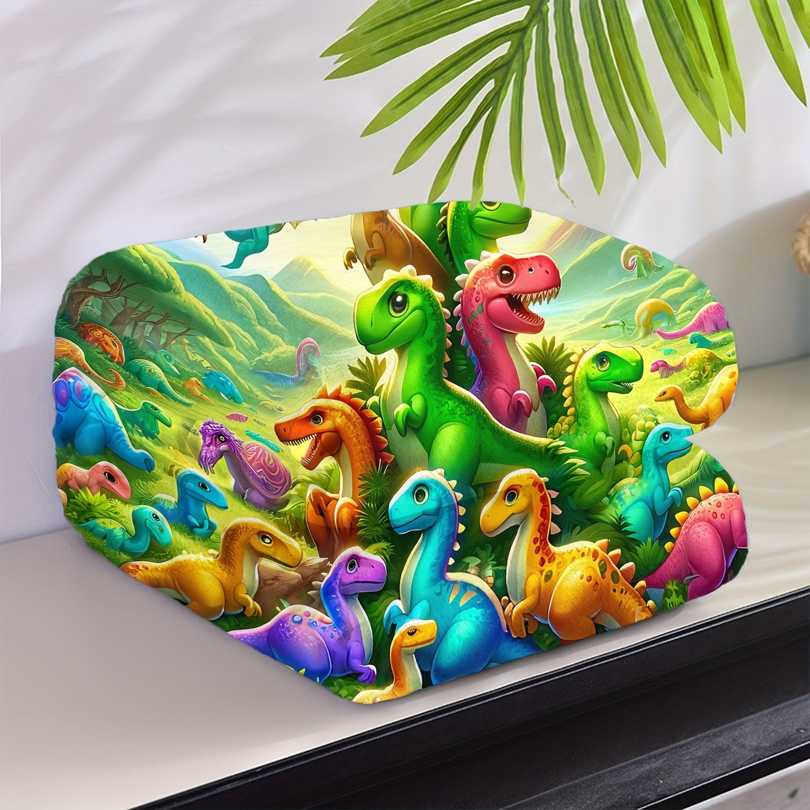 Dinosaur Print Flannel Fleece Blanket for Kids and Adults Soft Cozy Bed Throw