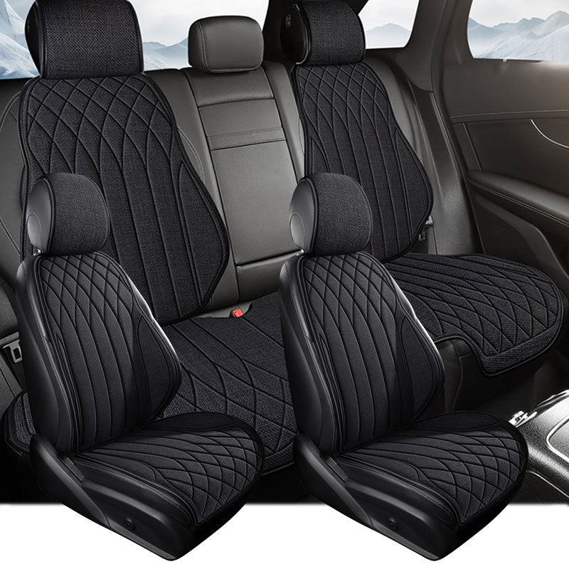 Универс cover для автомобильных сидений в стиле лен, с вентиляцией, без запаха, износостойкий для всех сезонов