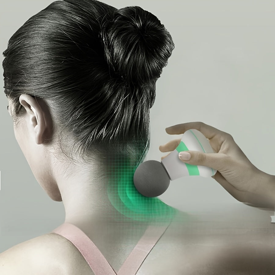 Uy mini massajeri mushaklarni vibratsiya orqali bo'shatuvchi.