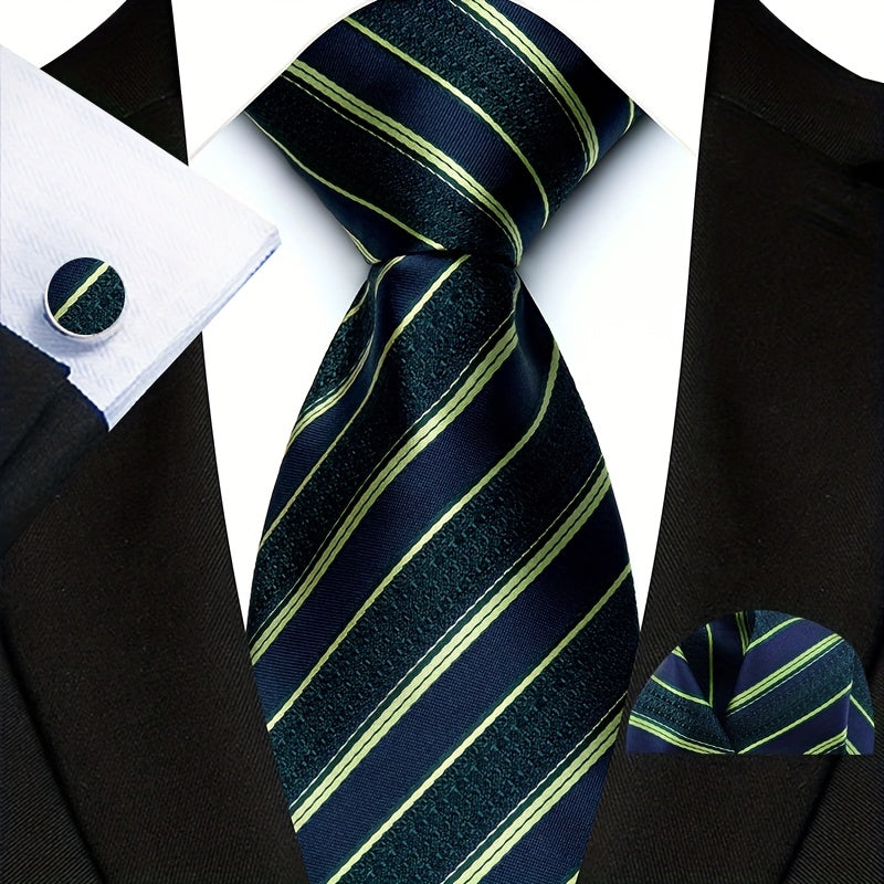  erkaklar uchun Paisley galstuk, manşetlinks va paypoq to'plami sovg'a uchun