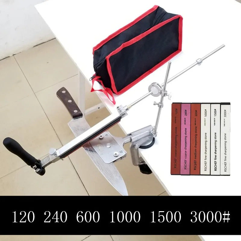 Yangi professional Ruixin pro 4 rx 008 Alüminiy alloy pichoq silliqlash tizimi, olmosli silliqlash toshi bilan.